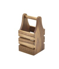 Acacia Wood Cutlery Holder